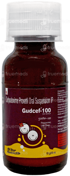 Gudcef 100 Dry Syrup 30Ml Gudcef 100 Dry Syrup 30Ml